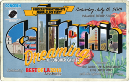 California Dreaming of Concern Foundation’s Block Party
