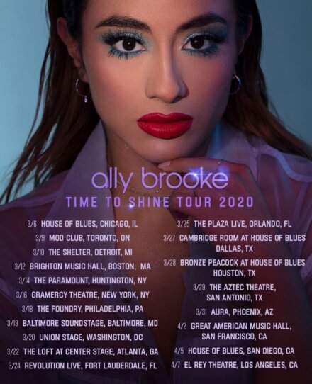 Ally Brooke’s “Time To Shine Tour 2020”