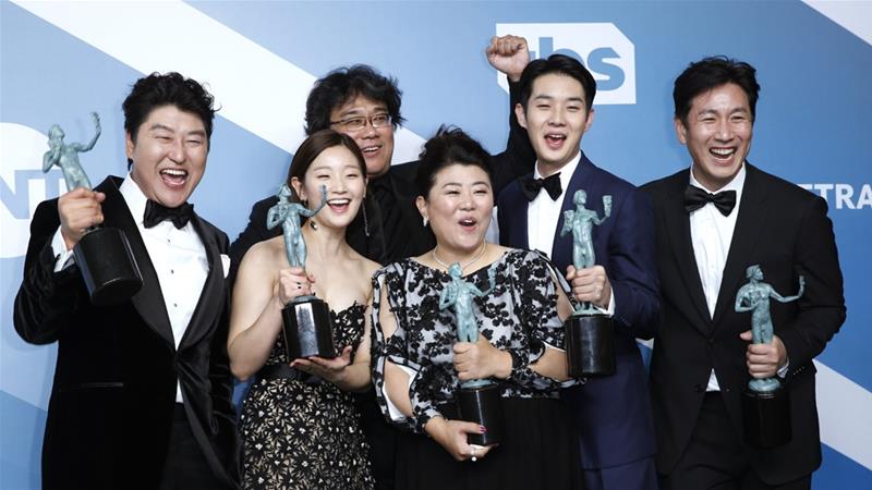 ‘Parasite’ makes history at SAG Awards as first foreign-language film to win best cast award for a motion picture