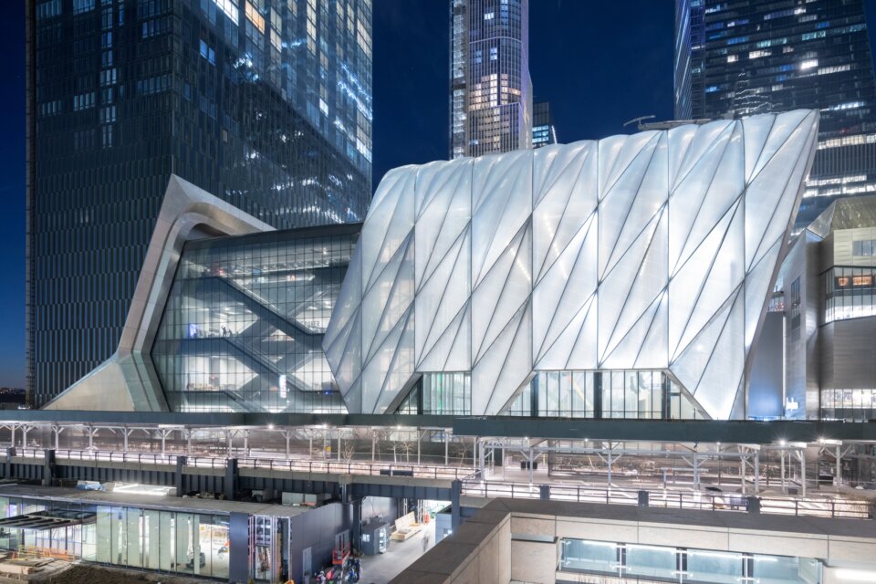 The futuristic Shed Museum in New York