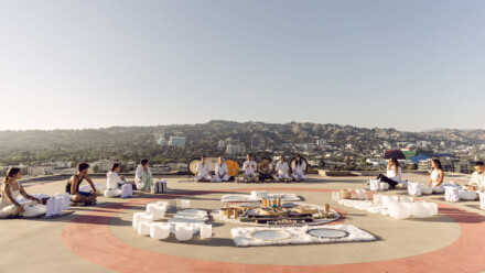Sound Healing in the Sky: Altha Hosts Sound Bath on Helipad at Four Seasons Los Angeles