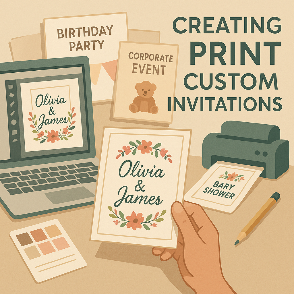 Creating Print Custom Invitations: A Step-by-Step Guide