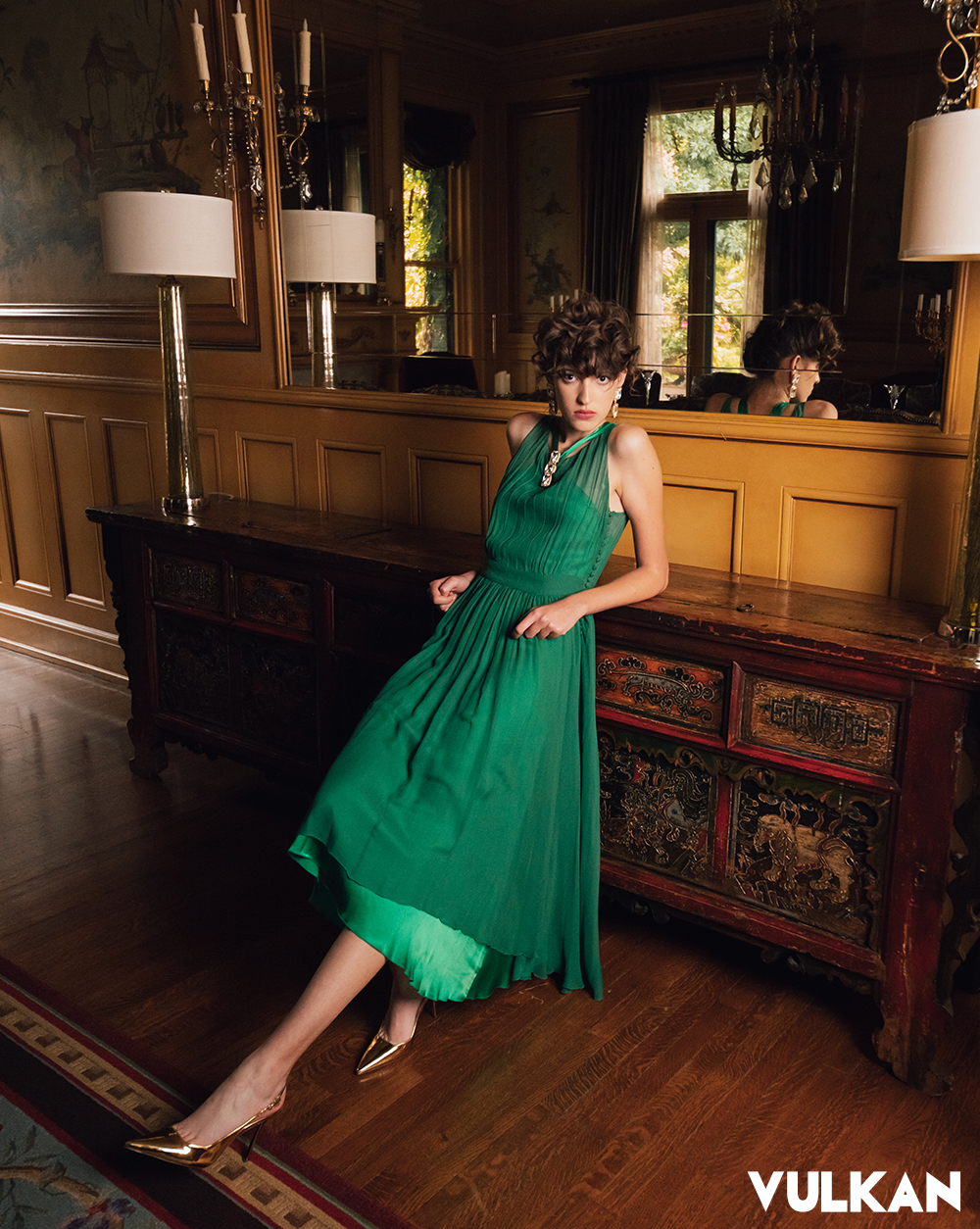 Dress Vintage Chloe (Stylists Own) Earrings & Brooch Vintage Dior Elaine’s Vintage