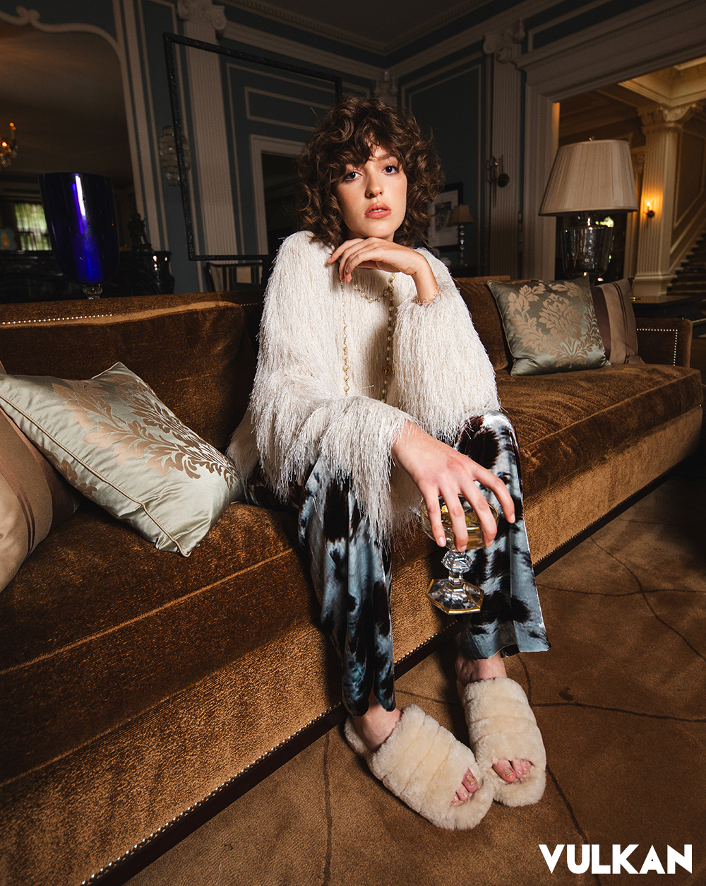 Top Dries Van Noten Pants Dries Van Noten Courtesy of Max Clothing Necklace Vintage Chanel