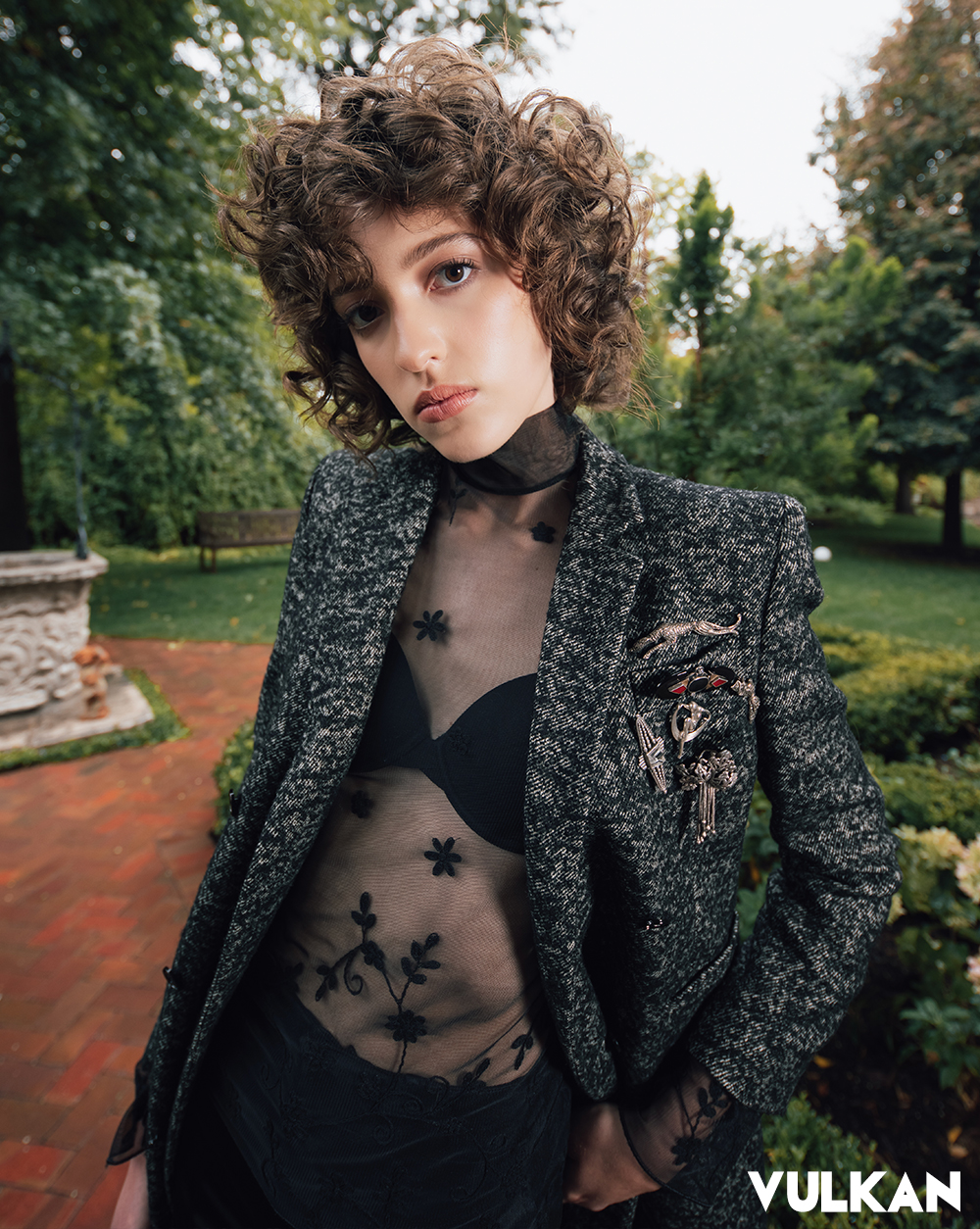 Shirt Totemo Trousers Phoebe Philo Courtesy of Max Clothing Coat Vintage Gucci Brooches Vintage