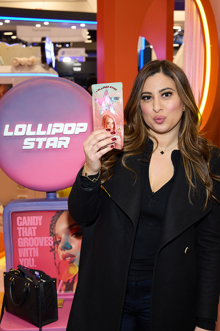 Elaina Badro with Lollipop Star