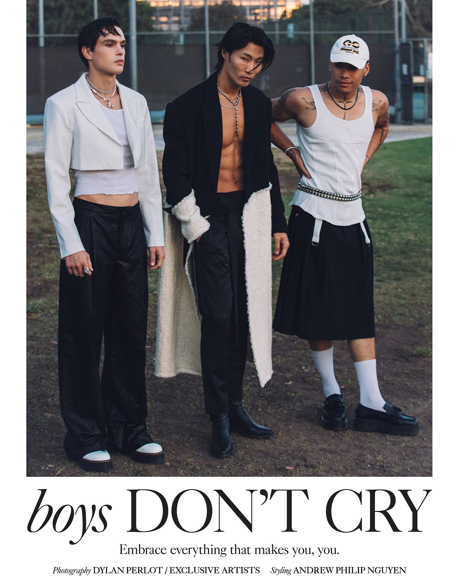 L’Officiel boys don’t cry