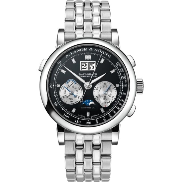 Lange’s Datograph Perpetual Goes Platinum, Gets Diamonds and a Bracelet